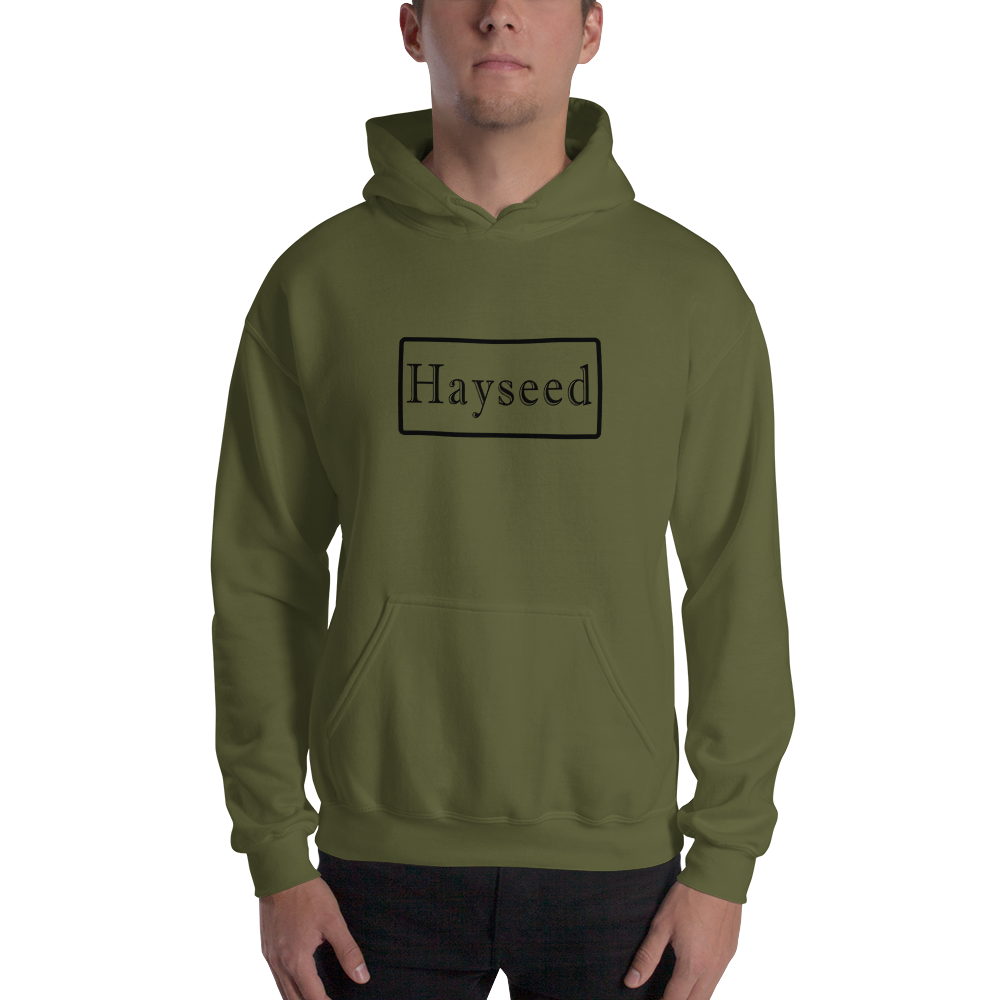 Hayseed Hoodie - Dudes Black Logo