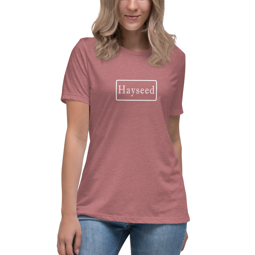 Hayseed Relaxed T-Shirt - Chicks White Logo