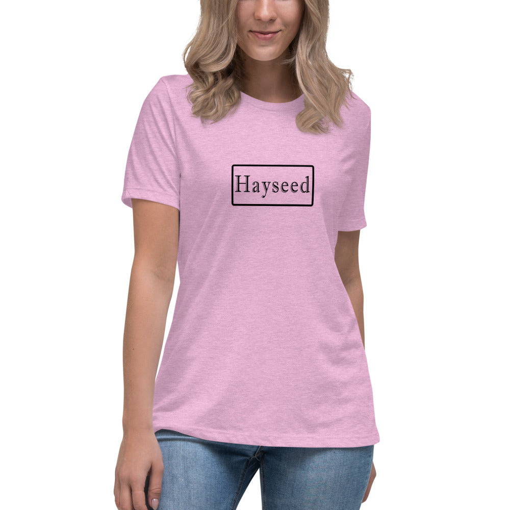 Hayseed Relaxed T-Shirt - Chicks Black Logo