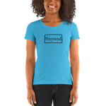 Hayseed Fitted T-Shirt - Chicks Black Logo