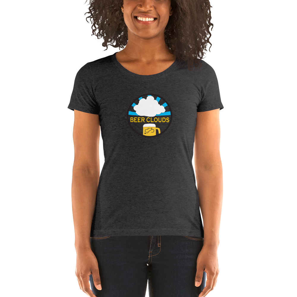 Beer Clouds Fitted T-Shirt - Chicks