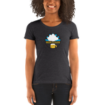 Beer Clouds Fitted T-Shirt - Chicks